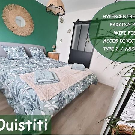 Le Ouistiti - 50 M De La Gare - Parking Prive Appartement Tours Buitenkant foto